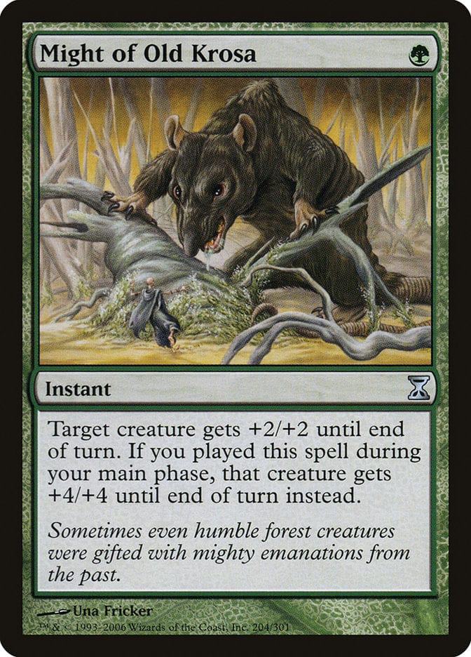 Might of Old Krosa [Time Spiral] Magic: The Gathering