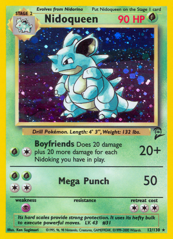 Nidoqueen (12/130) [Base Set 2] Pokémon