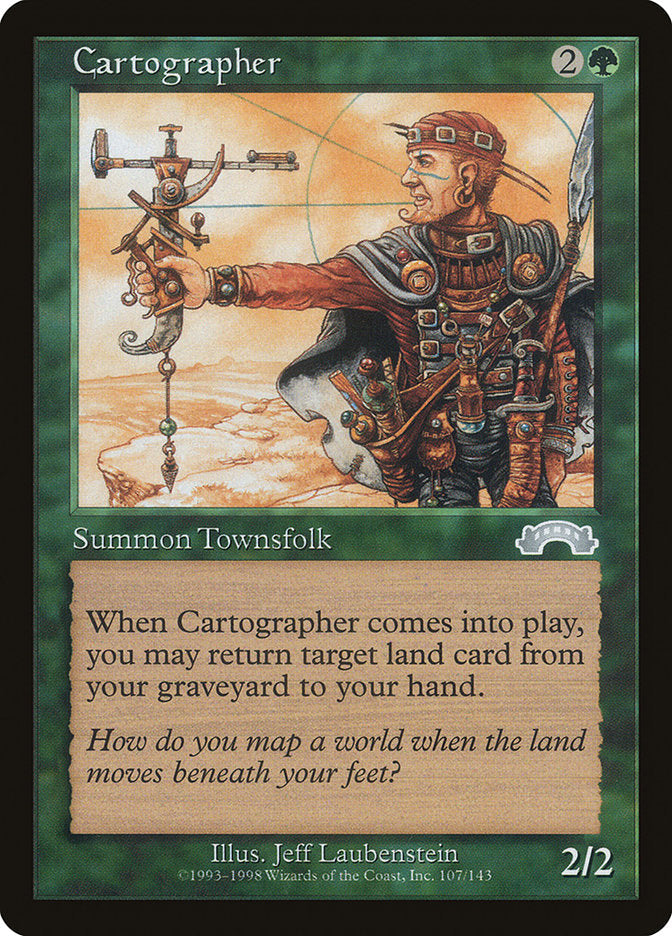 Cartographer [Exodus] Magic: The Gathering