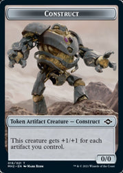 Construct // Treasure (20) Double-Sided Token [Modern Horizons 2 Tokens] Magic: The Gathering