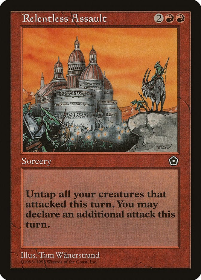 Relentless Assault [Portal Second Age] Magic: The Gathering