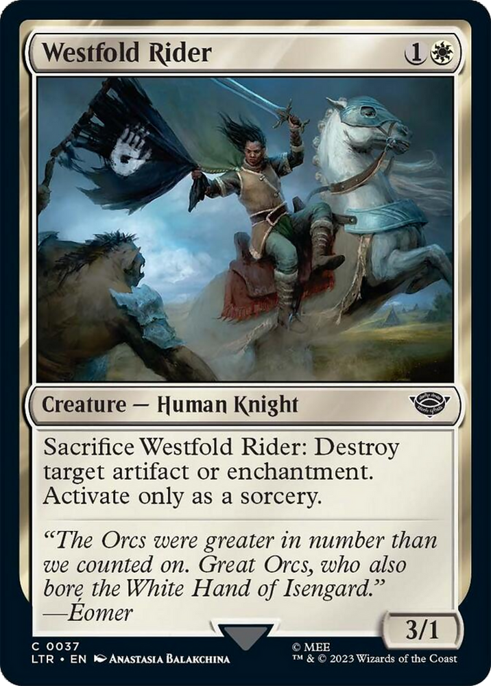 Westfold Rider [The Lord of the Rings: Tales of Middle-Earth] Magic: The Gathering