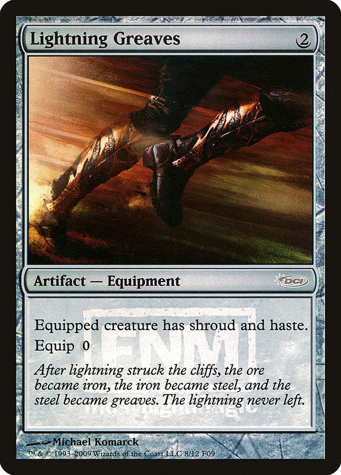 Lightning Greaves [Friday Night Magic 2009] Magic: The Gathering