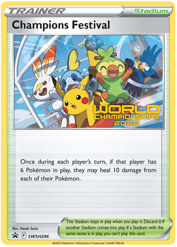 Champions Festival (SWSH296) [Sword & Shield: Black Star Promos]