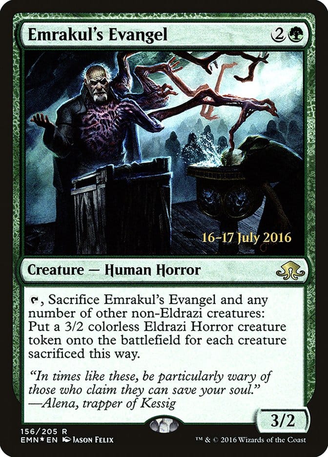 Emrakul's Evangel [Eldritch Moon Prerelease Promos] Magic: The Gathering