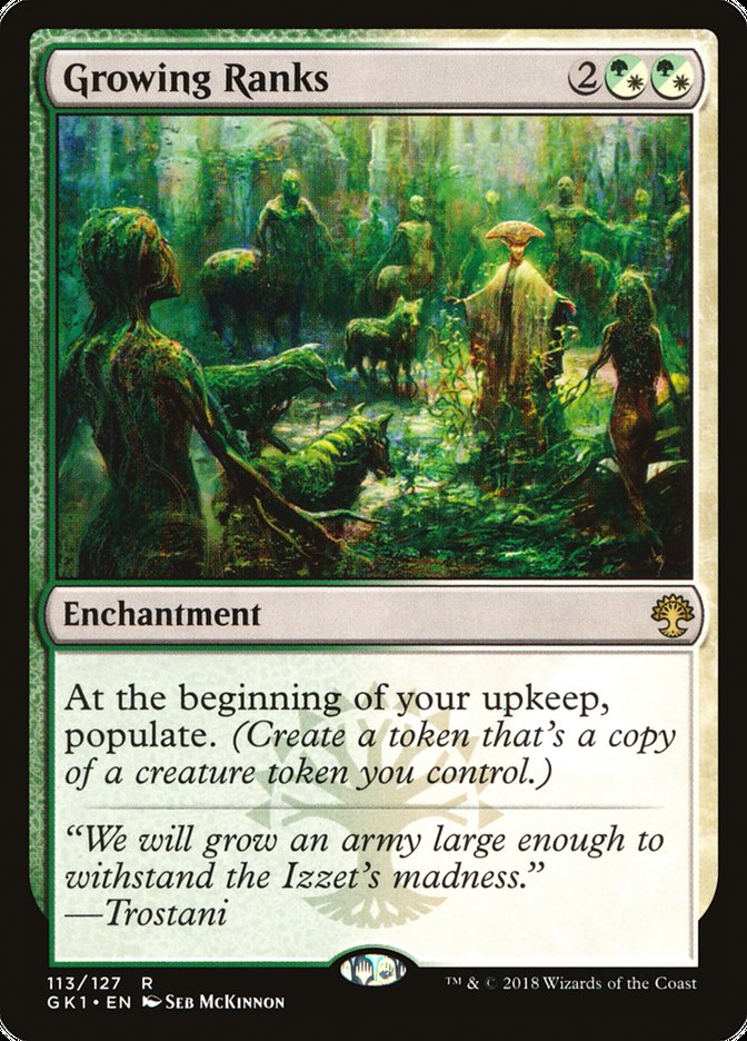 Growing Ranks [Guilds of Ravnica Guild Kit] Magic: The Gathering