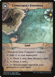 Conqueror's Galleon // Conqueror's Foothold (Buy-A-Box) [Ixalan Treasure Chest] Magic: The Gathering