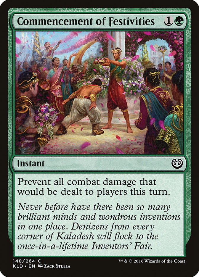 Commencement of Festivities [Kaladesh] Magic: The Gathering
