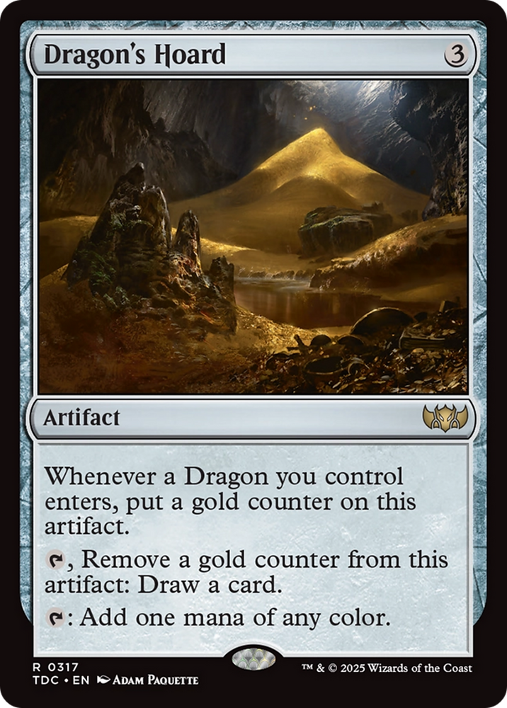 Dragon's Hoard [Tarkir: Dragonstorm Commander] Magic: The Gathering