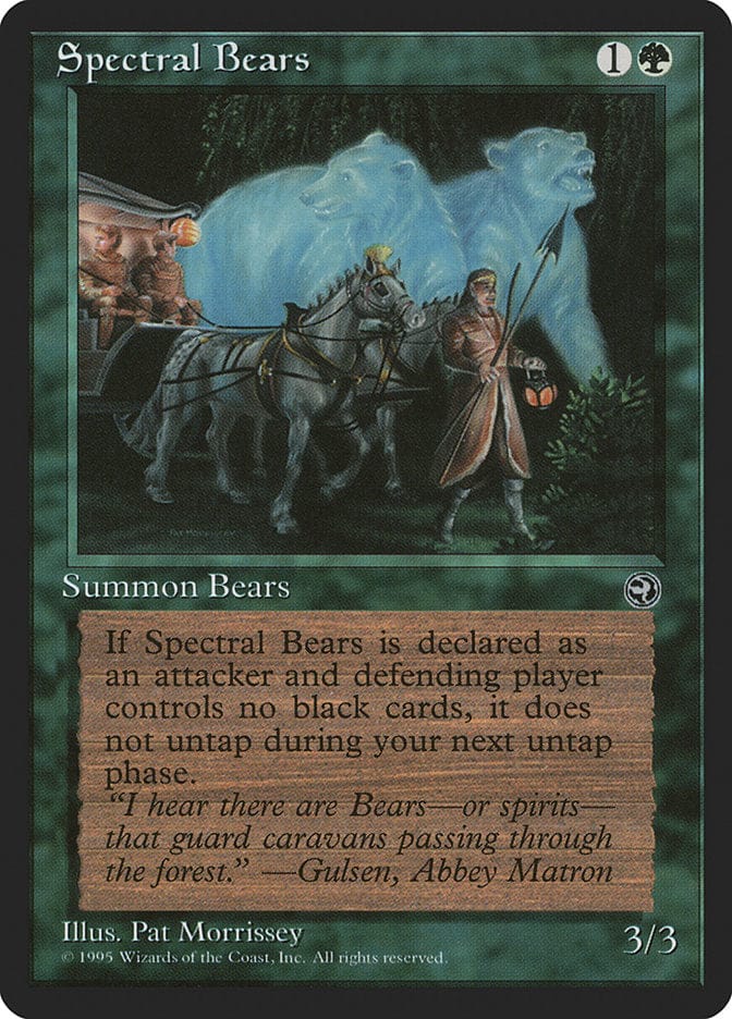 Spectral Bears [Homelands] Magic: The Gathering