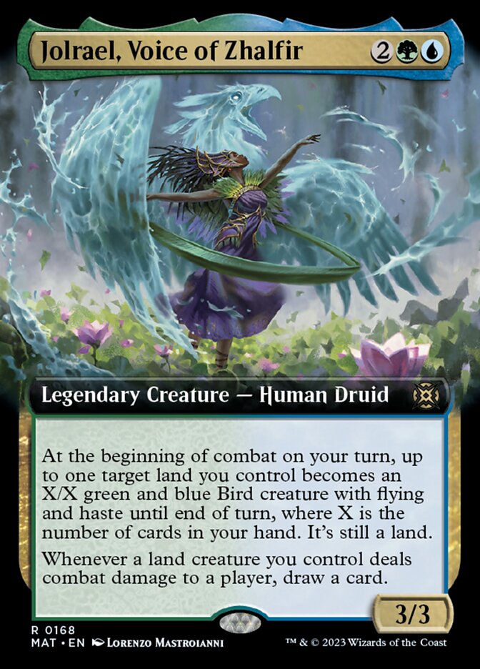Jolrael, Voice of Zhalfir (Extended Art) [March of the Machine: The Aftermath] Magic: The Gathering