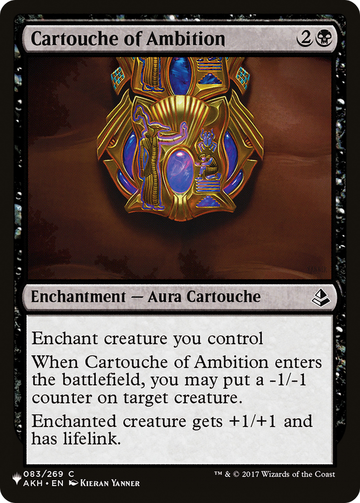 Cartouche of Ambition [The List] Magic: The Gathering