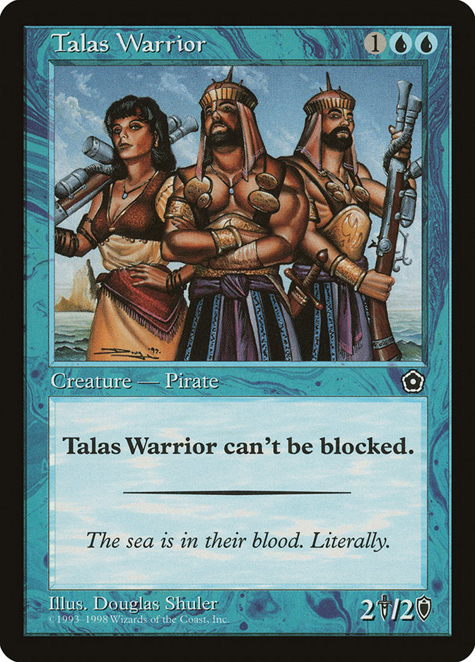 Talas Warrior [Portal Second Age] Magic: The Gathering