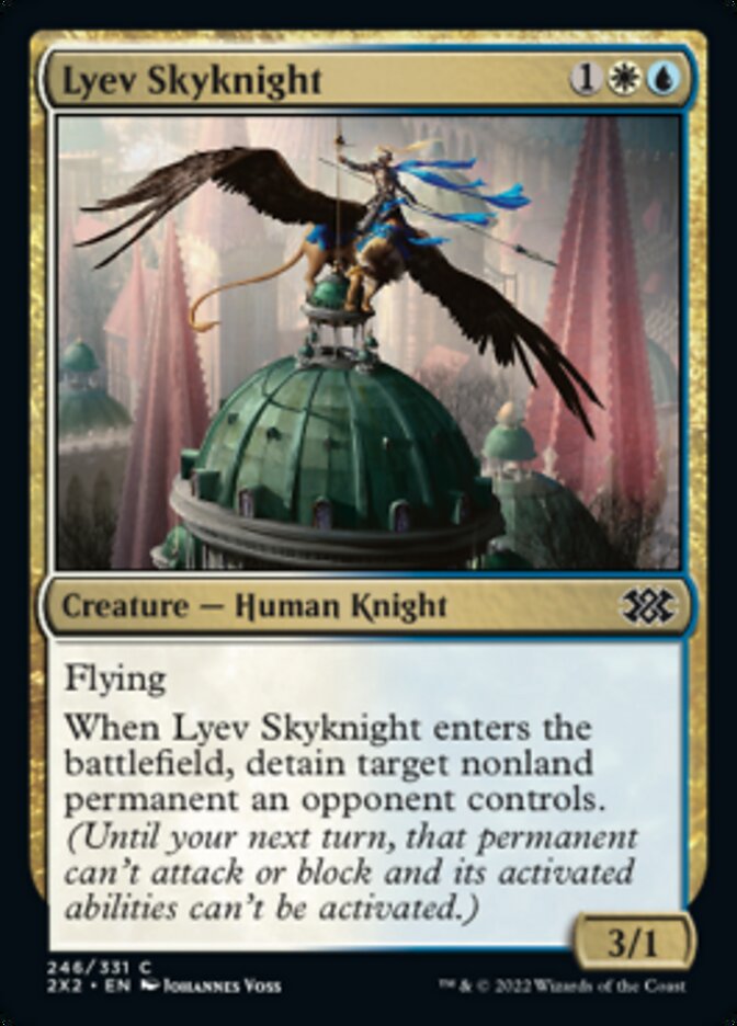 Lyev Skyknight [Double Masters 2022] Magic: The Gathering