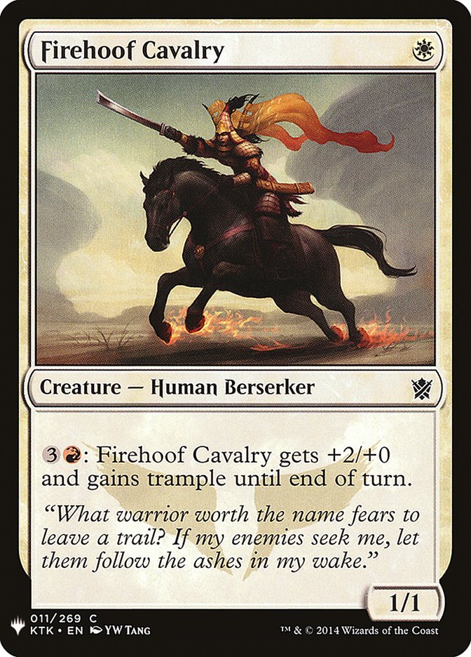 Firehoof Cavalry [Mystery Booster] Magic: The Gathering