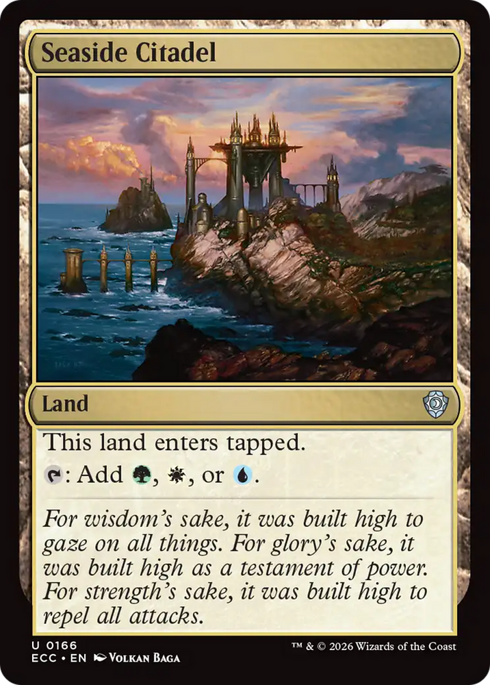 Seaside Citadel [Lorwyn Eclipsed Commander] Magic: The Gathering