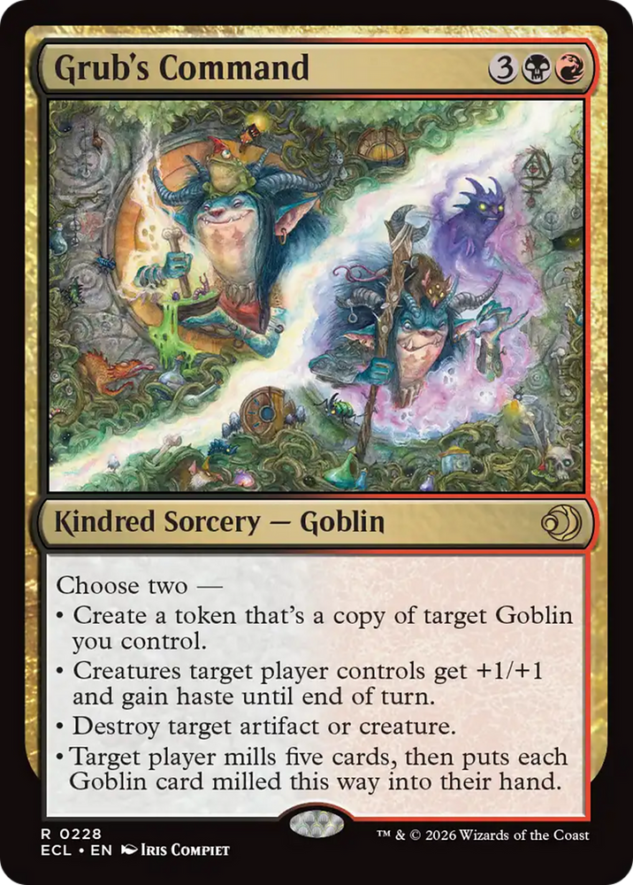 Grub's Command [Lorwyn Eclipsed] Magic: The Gathering