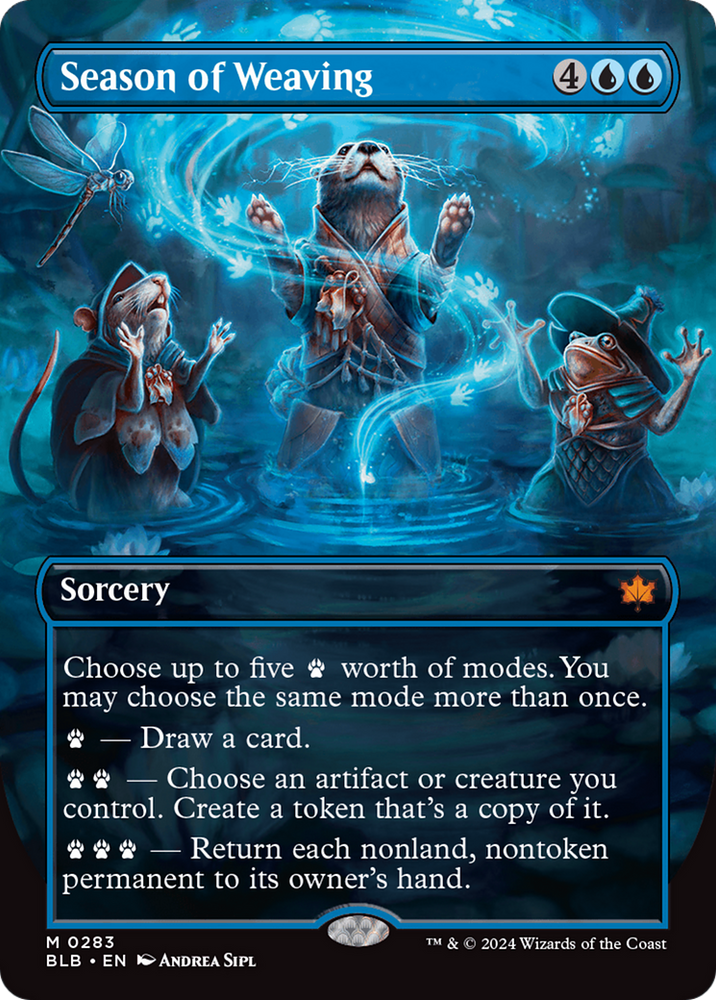 Season of Weaving (Borderless) [Bloomburrow] Magic: The Gathering
