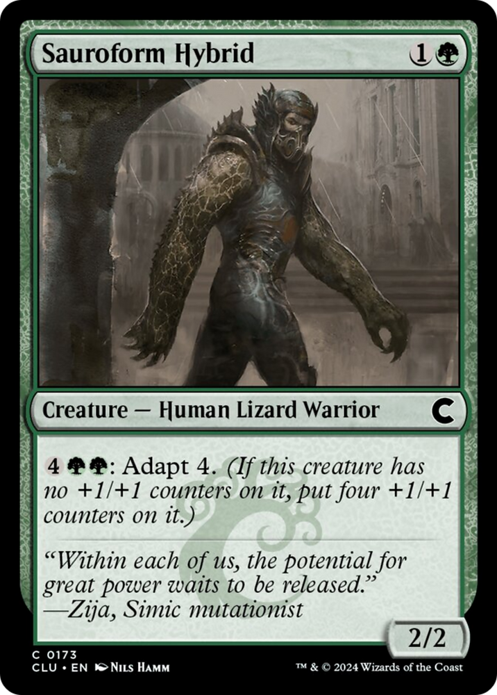 Sauroform Hybrid [Ravnica: Clue Edition] Magic: The Gathering