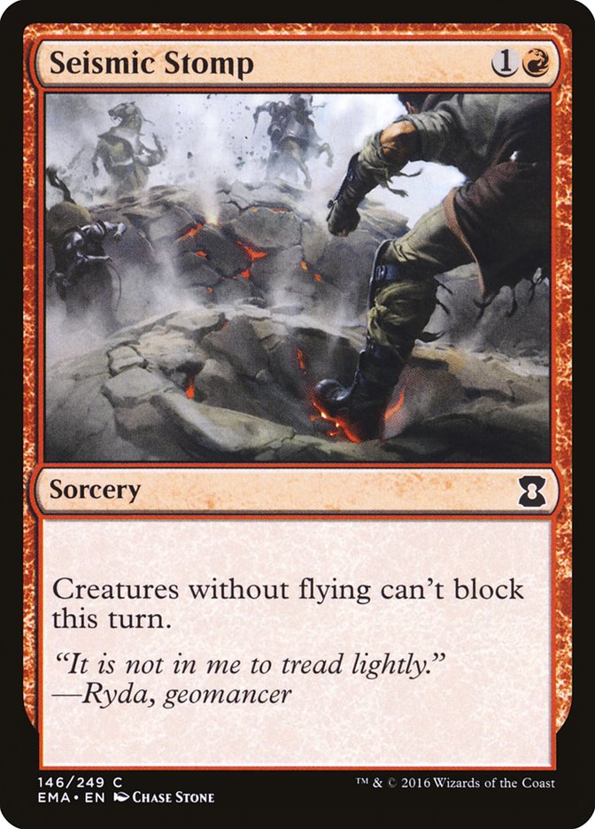 Seismic Stomp [Eternal Masters] Magic: The Gathering
