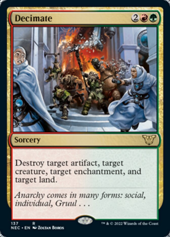 Decimate [Kamigawa: Neon Dynasty Commander] Magic: The Gathering
