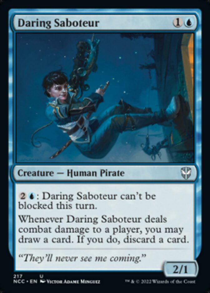 Daring Saboteur [Streets of New Capenna Commander] Magic: The Gathering