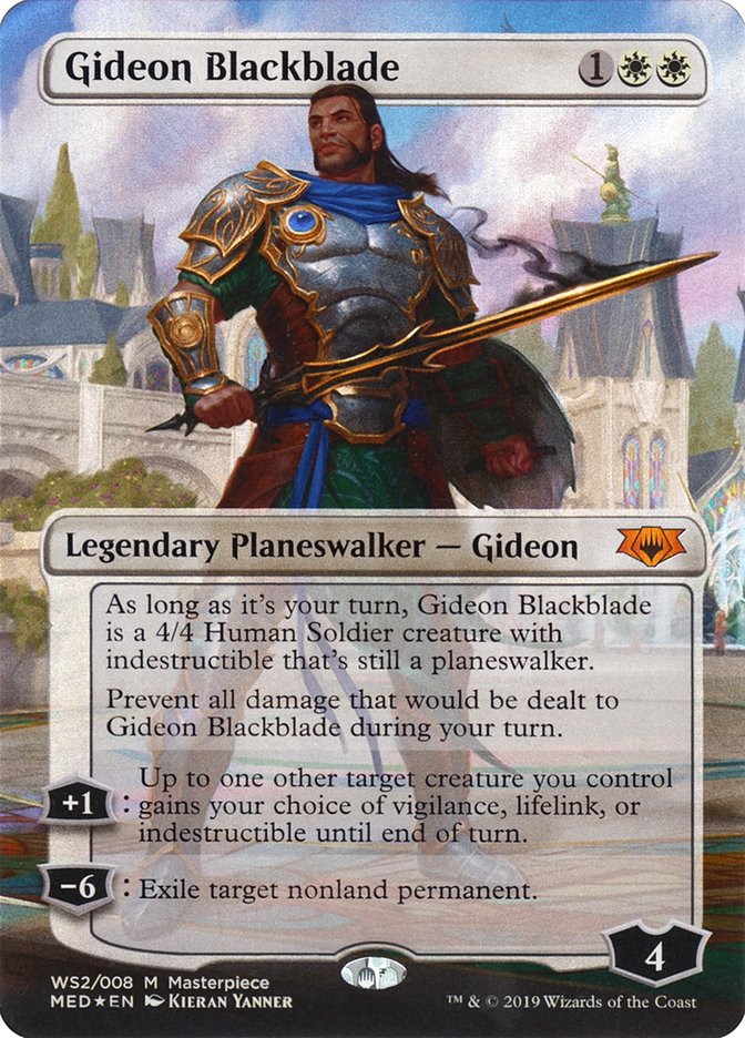Gideon Blackblade [Mythic Edition] Magic: The Gathering