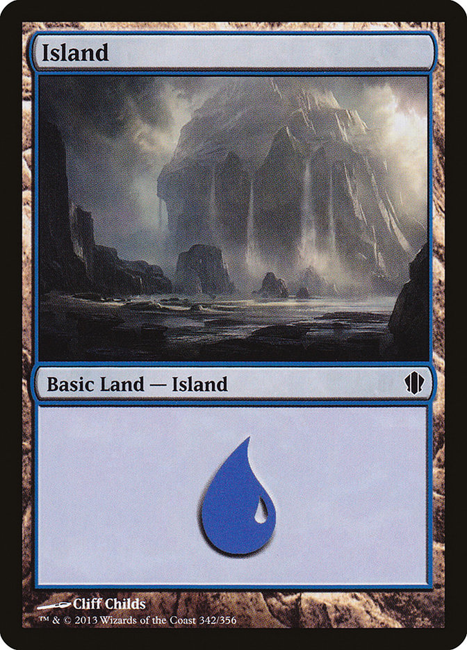 Island (342) [Commander 2013] Magic: The Gathering