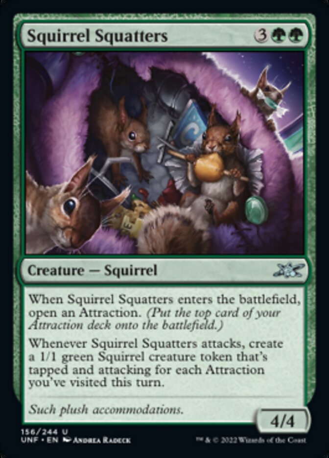 Squirrel Squatters [Unfinity] Magic: The Gathering