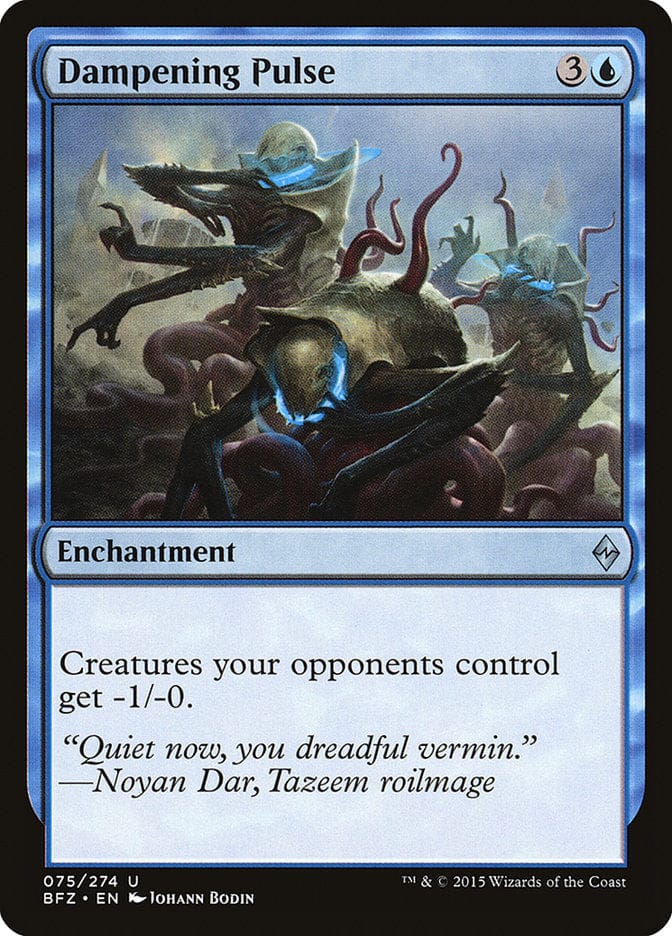 Dampening Pulse [Battle for Zendikar] Magic: The Gathering