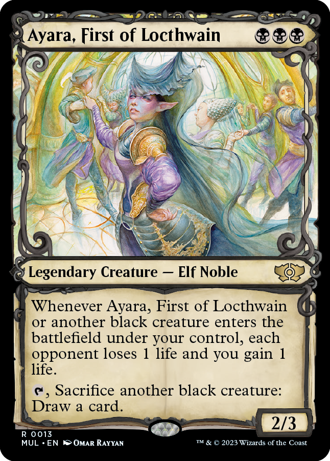 Ayara, First of Locthwain [Multiverse Legends] Magic: The Gathering