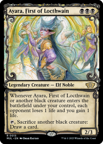 Ayara, First of Locthwain [Multiverse Legends] Magic: The Gathering