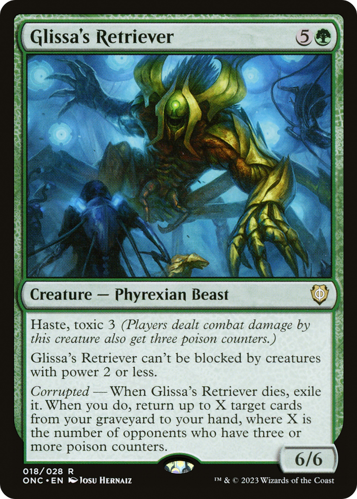 Glissa's Retriever [Phyrexia: All Will Be One Commander] Magic: The Gathering