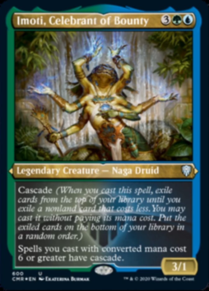 Imoti, Celebrant of Bounty (Etched) [Commander Legends] Magic: The Gathering