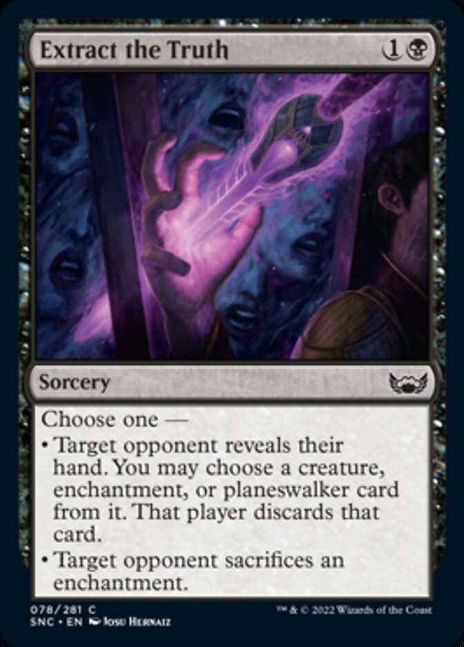 Extract the Truth [Streets of New Capenna] Magic: The Gathering