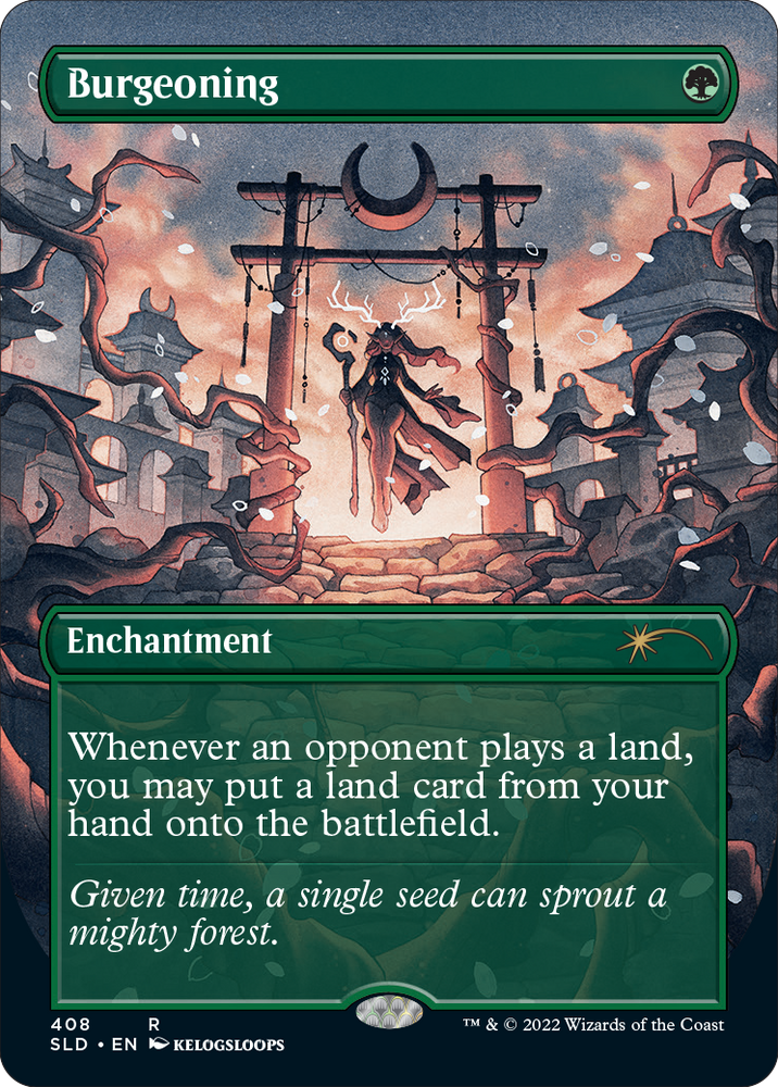 Burgeoning (Borderless) [Secret Lair Drop Series] Magic: The Gathering