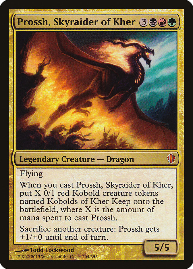 Prossh, Skyraider of Kher [Commander 2013] Magic: The Gathering