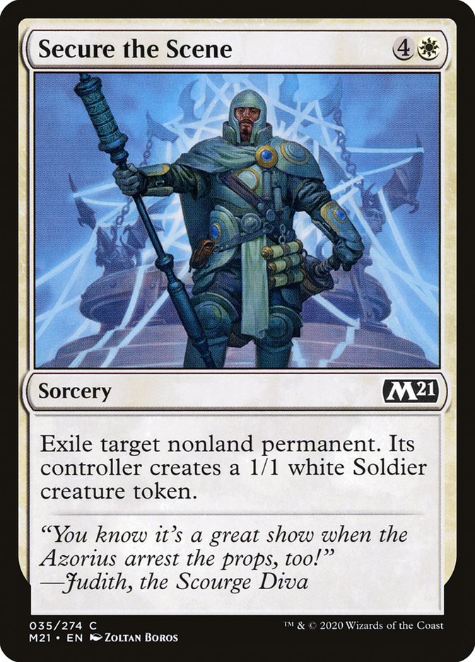 Secure the Scene [Core Set 2021] Magic: The Gathering