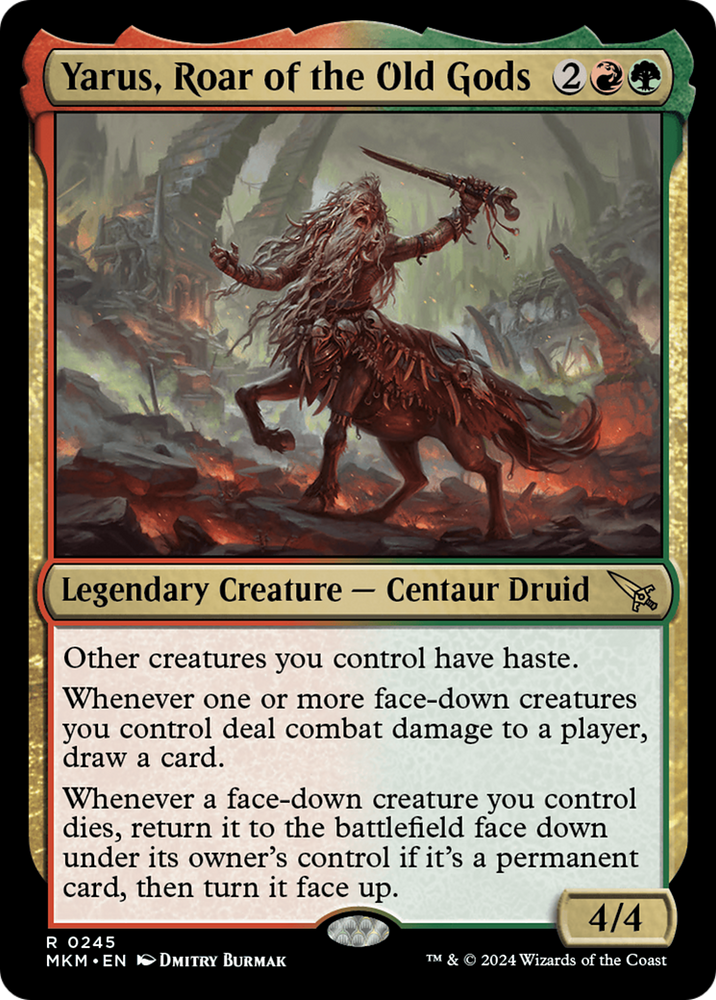 Yarus, Roar of the Old Gods [Murders at Karlov Manor] Magic: The Gathering