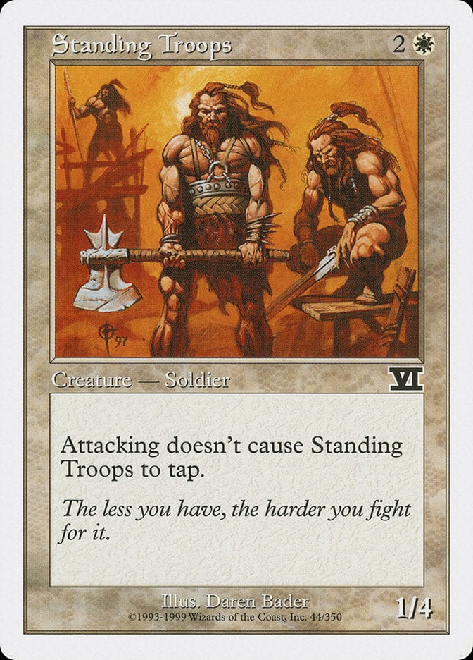 Standing Troops [Classic Sixth Edition] Magic: The Gathering