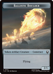 Ballistic Boulder // Food (0019) Double-Sided Token [Avatar: The Last Airbender Tokens] Magic: The Gathering