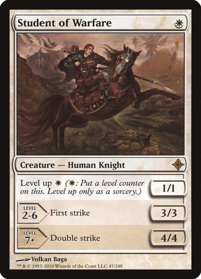 Student of Warfare [Rise of the Eldrazi] Magic: The Gathering