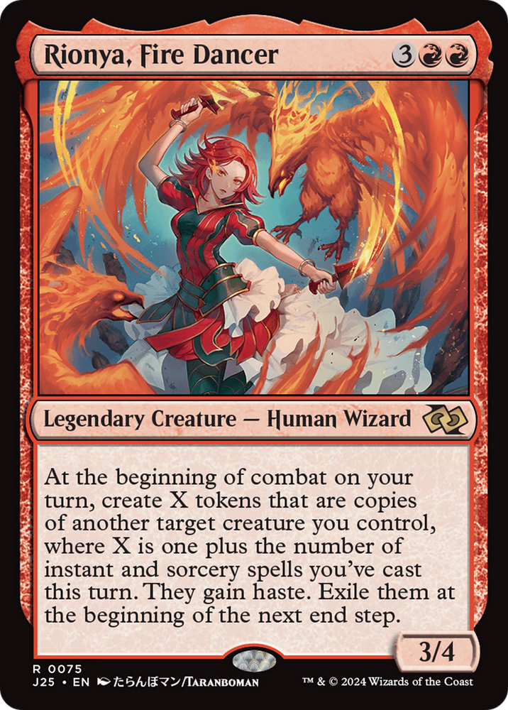 Rionya, Fire Dancer (Anime) [Foundations Jumpstart] Magic: The Gathering