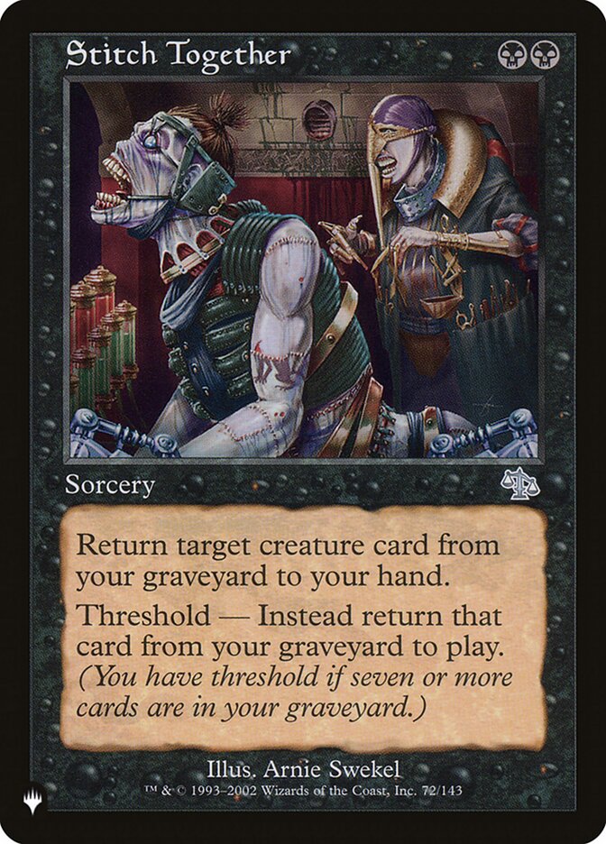 Stitch Together [The List] Magic: The Gathering