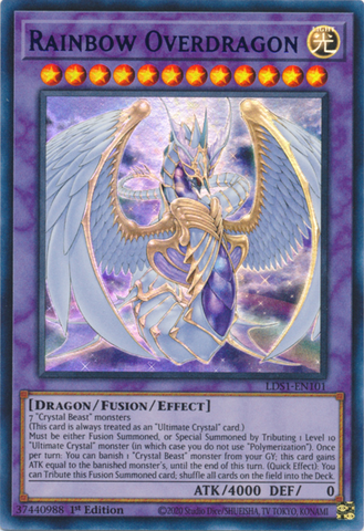 Rainbow Overdragon (Purple) [LDS1-EN101] Ultra Rare - Yugioh Cards For Your TCG Needs!