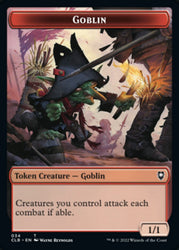 Pirate // Goblin Double-Sided Token [Commander Legends: Battle for Baldur's Gate Tokens] Magic: The Gathering