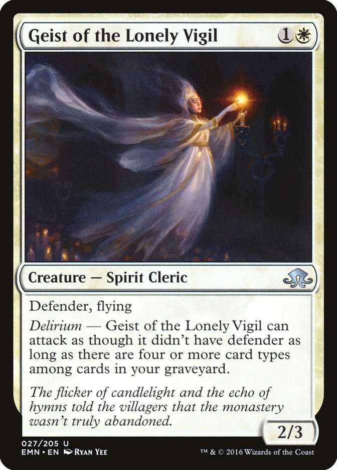 Geist of the Lonely Vigil [Eldritch Moon] Magic: The Gathering