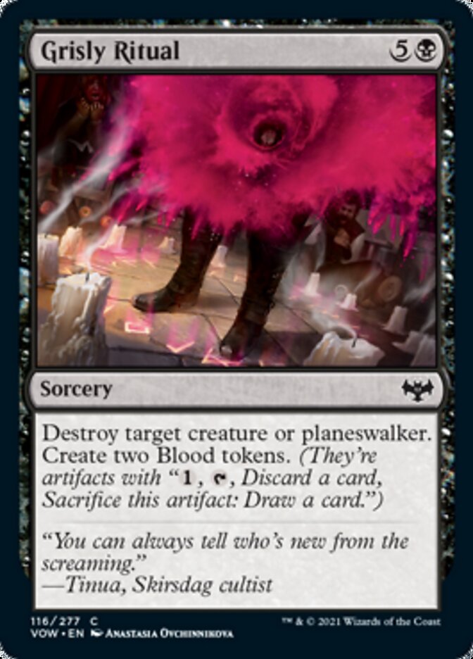 Grisly Ritual [Innistrad: Crimson Vow] Magic: The Gathering