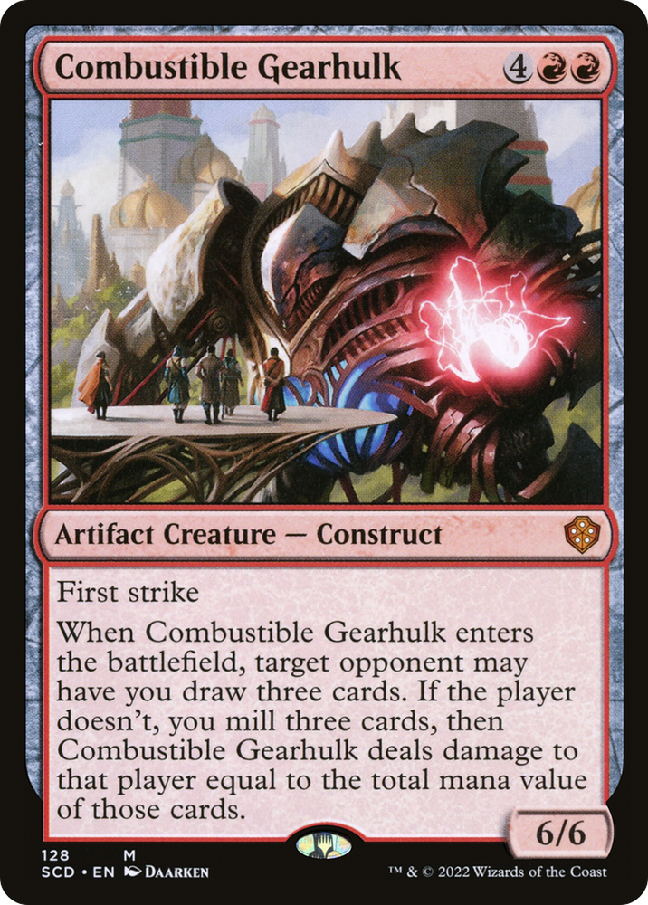 Combustible Gearhulk [Starter Commander Decks] Magic: The Gathering