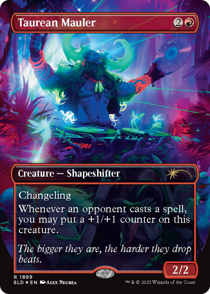 Taurean Mauler (Double Rainbow Foil) [Secret Lair Drop Series] Magic: The Gathering